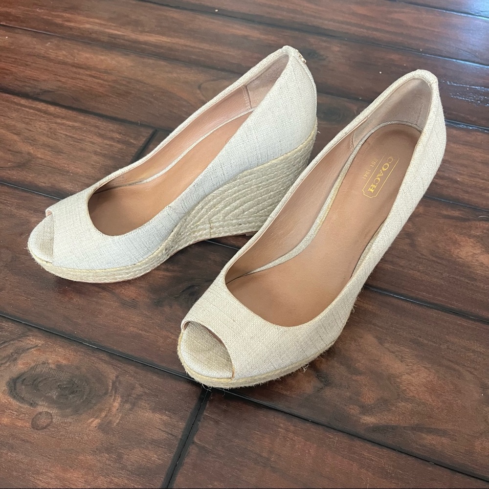 Coach Milan Espadrille Wedge Heel